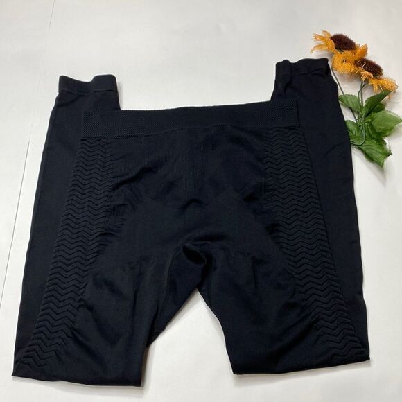 Lilia Compression Weight Loss Slimming High Waist 7/8 Leggings Black - Picture 6 of 16